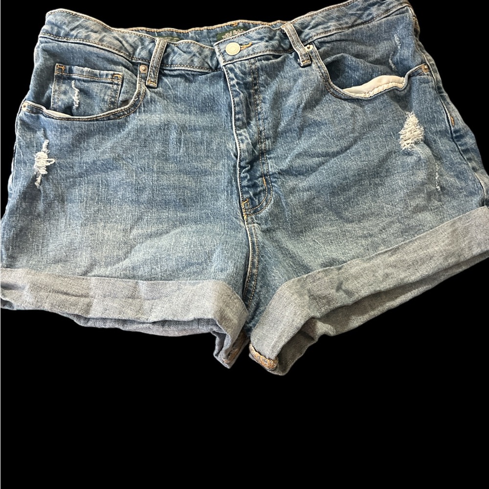 Jean shorts, women size 14, never worn